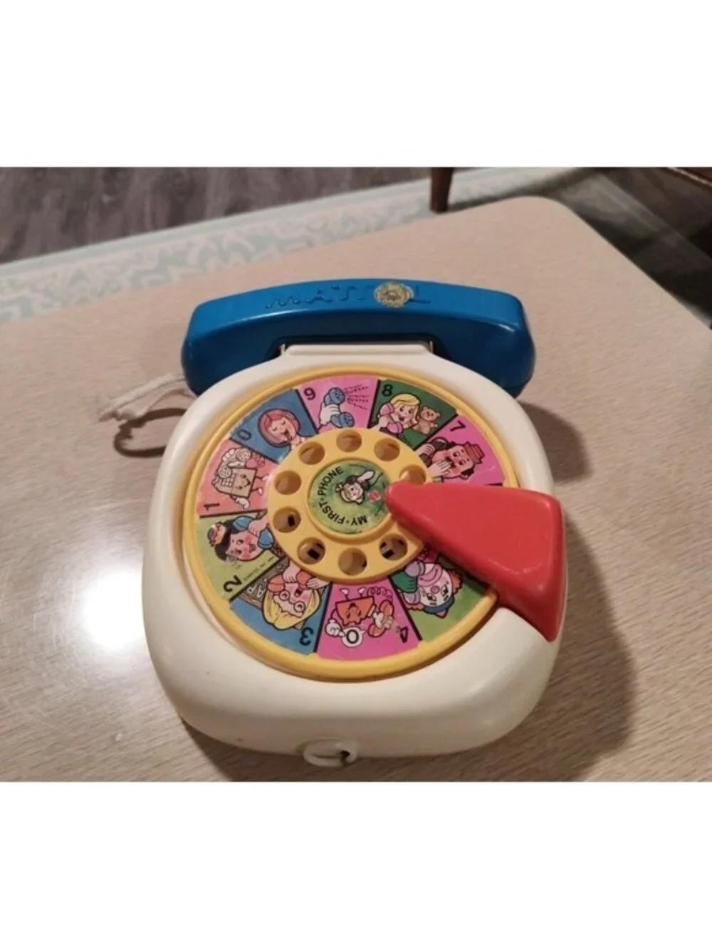 Vintage Fisher Price My 1st Phone See n Say Style Toy 1978-Works! Adorable